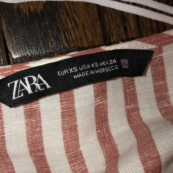 ZARA striped dress size xsmall - Picture 9 of 10